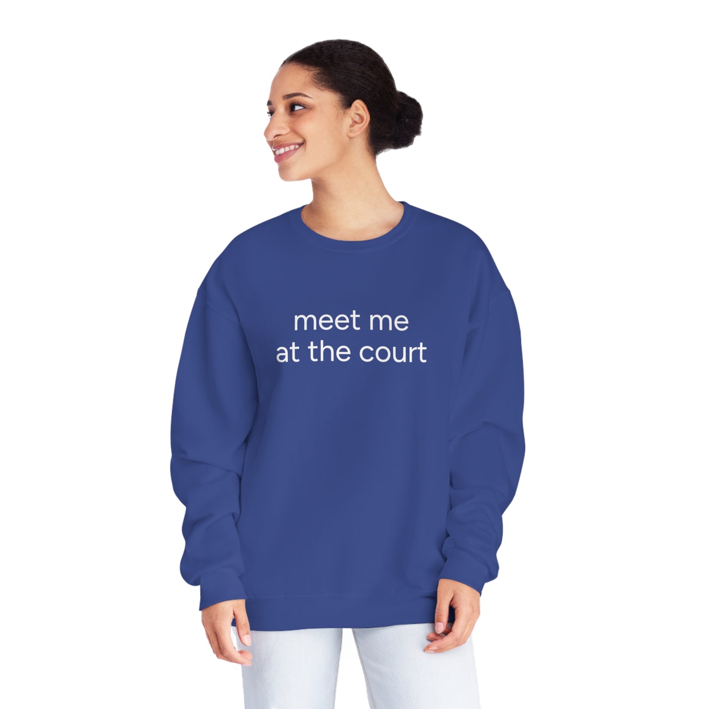 Meet me.. Unisex NuBlend® Crewneck Sweatshirt