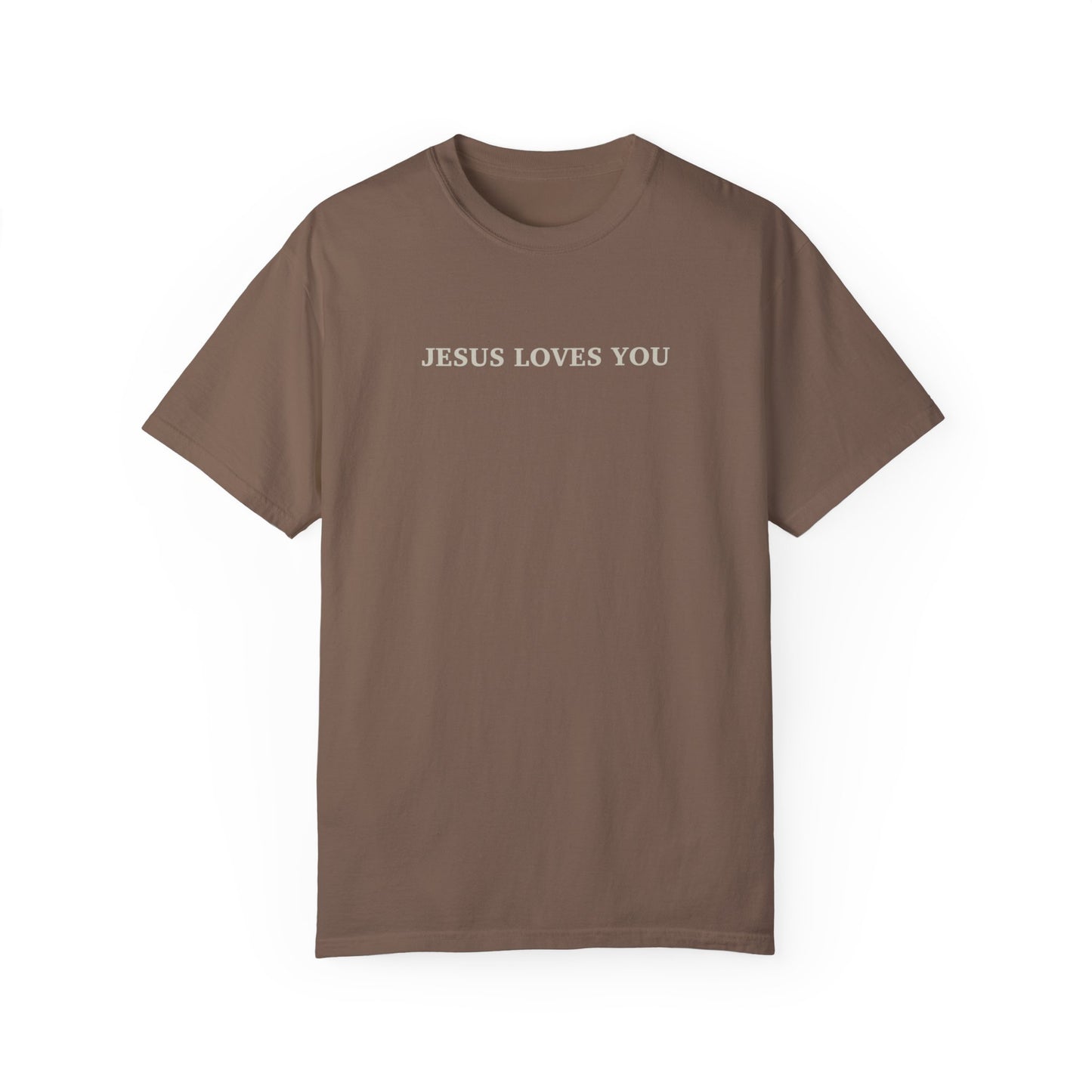 Jesus loves me, Jesus loves you Unisex Garment-Dyed T-shirt