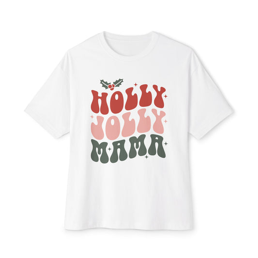 Christmas Mama Oversized Tee