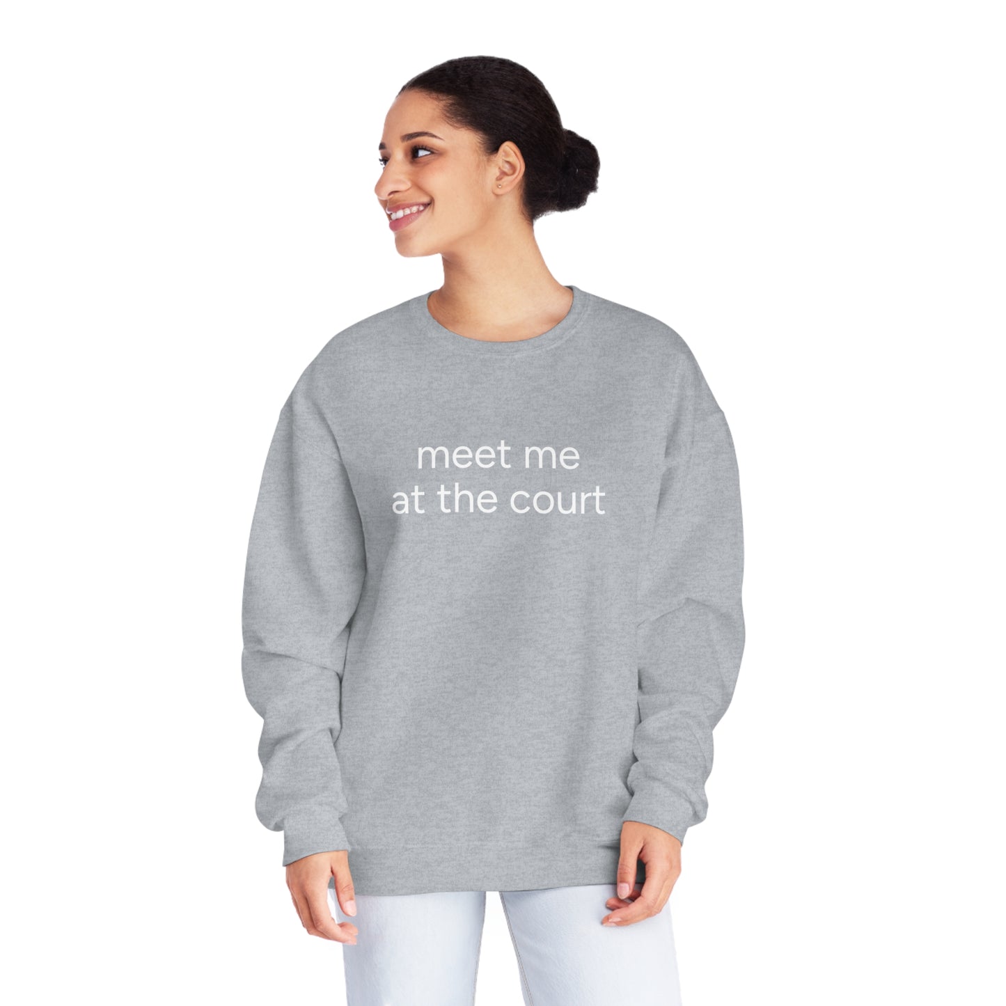 Meet me.. Unisex NuBlend® Crewneck Sweatshirt