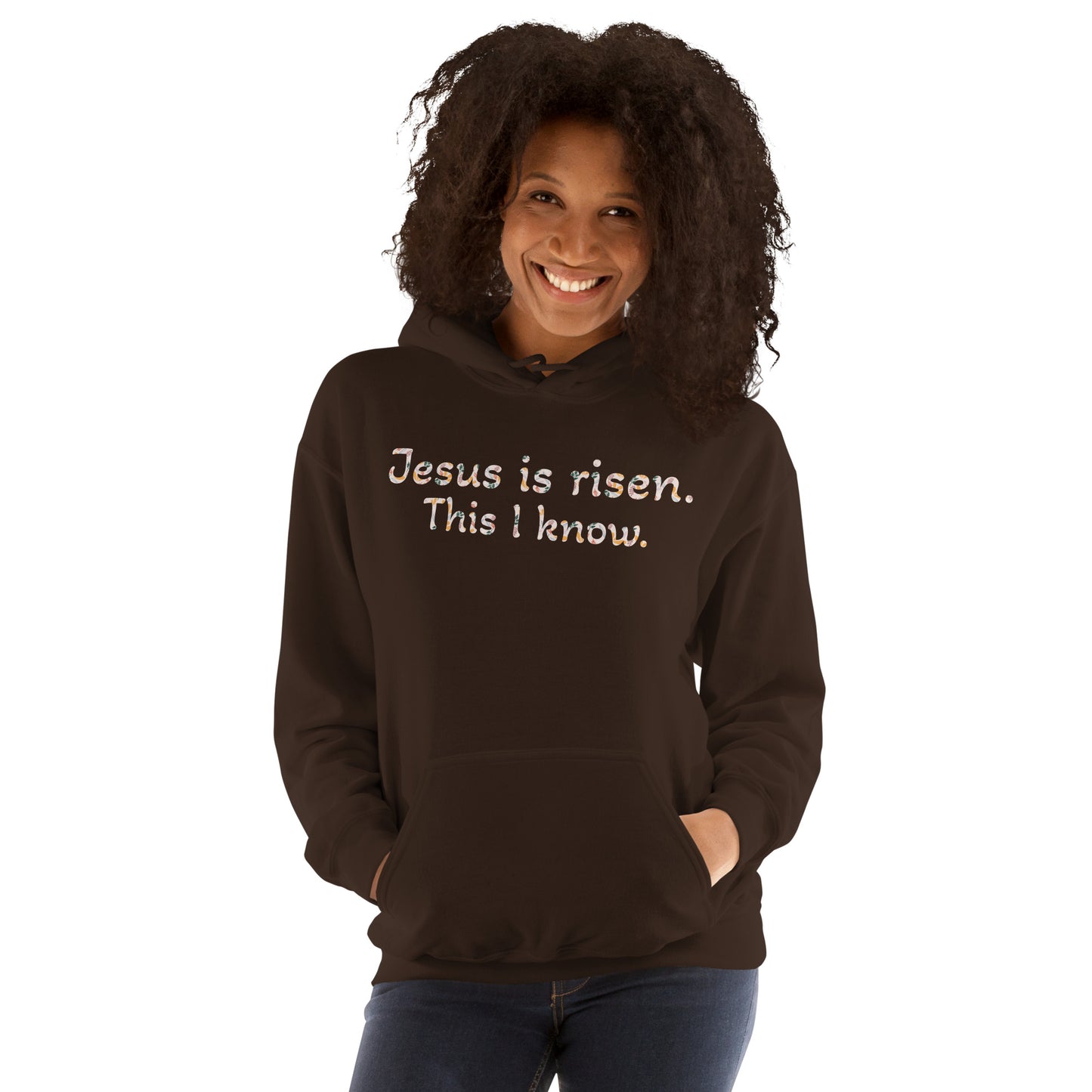 Jesus is risen Hoodie, Unisex, Easter