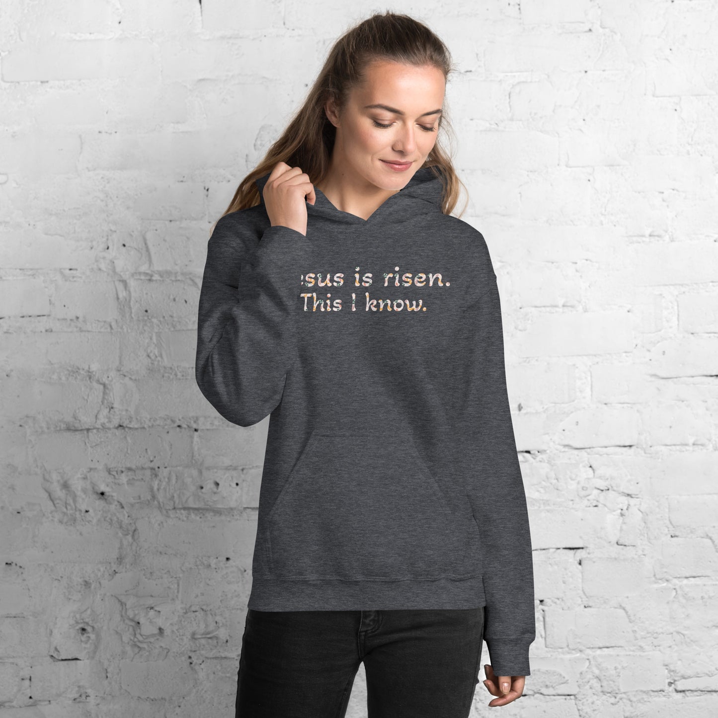 Jesus is risen Hoodie, Unisex, Easter