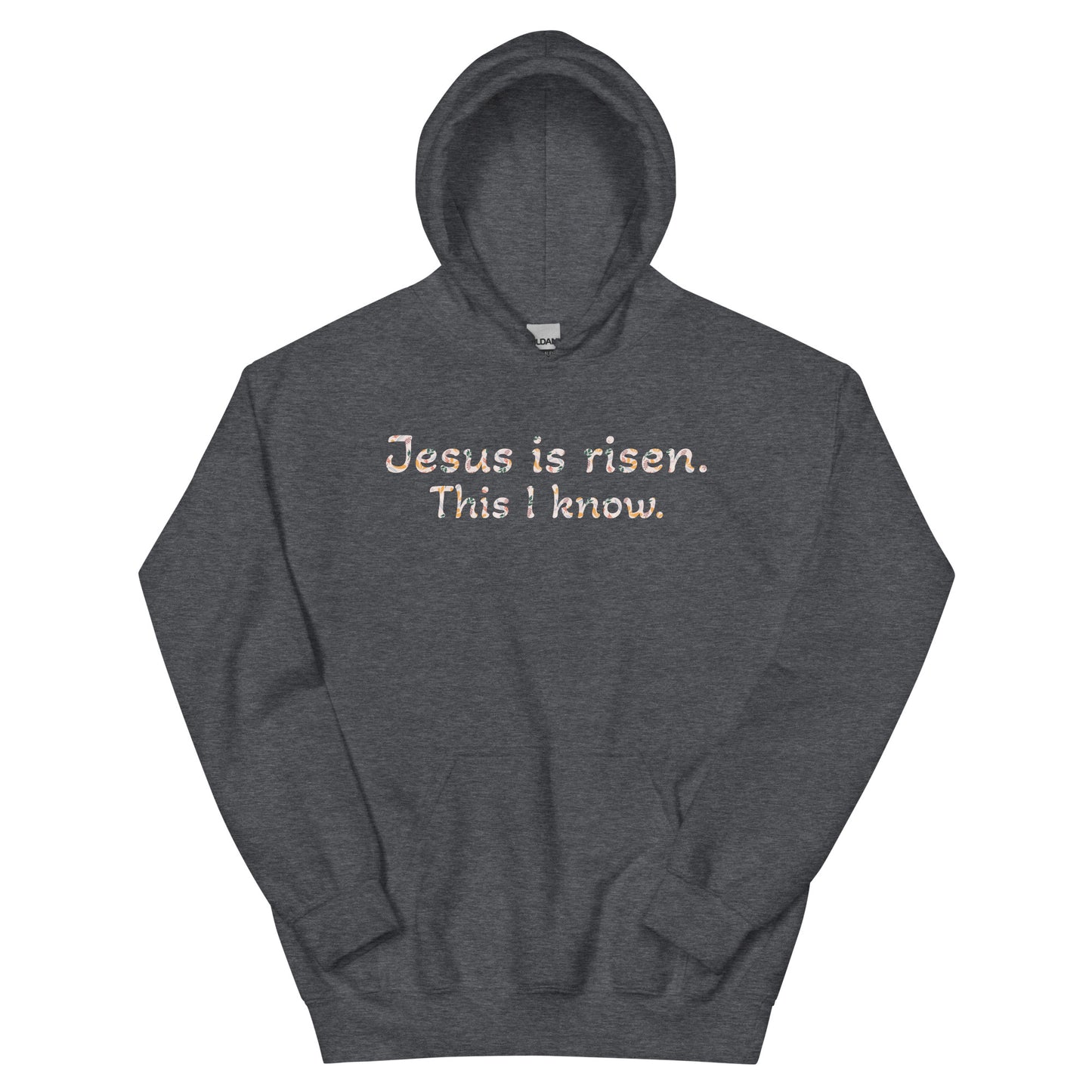 Jesus is risen Hoodie, Unisex, Easter