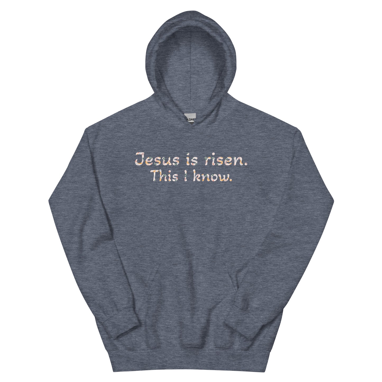 Jesus is risen Hoodie, Unisex, Easter