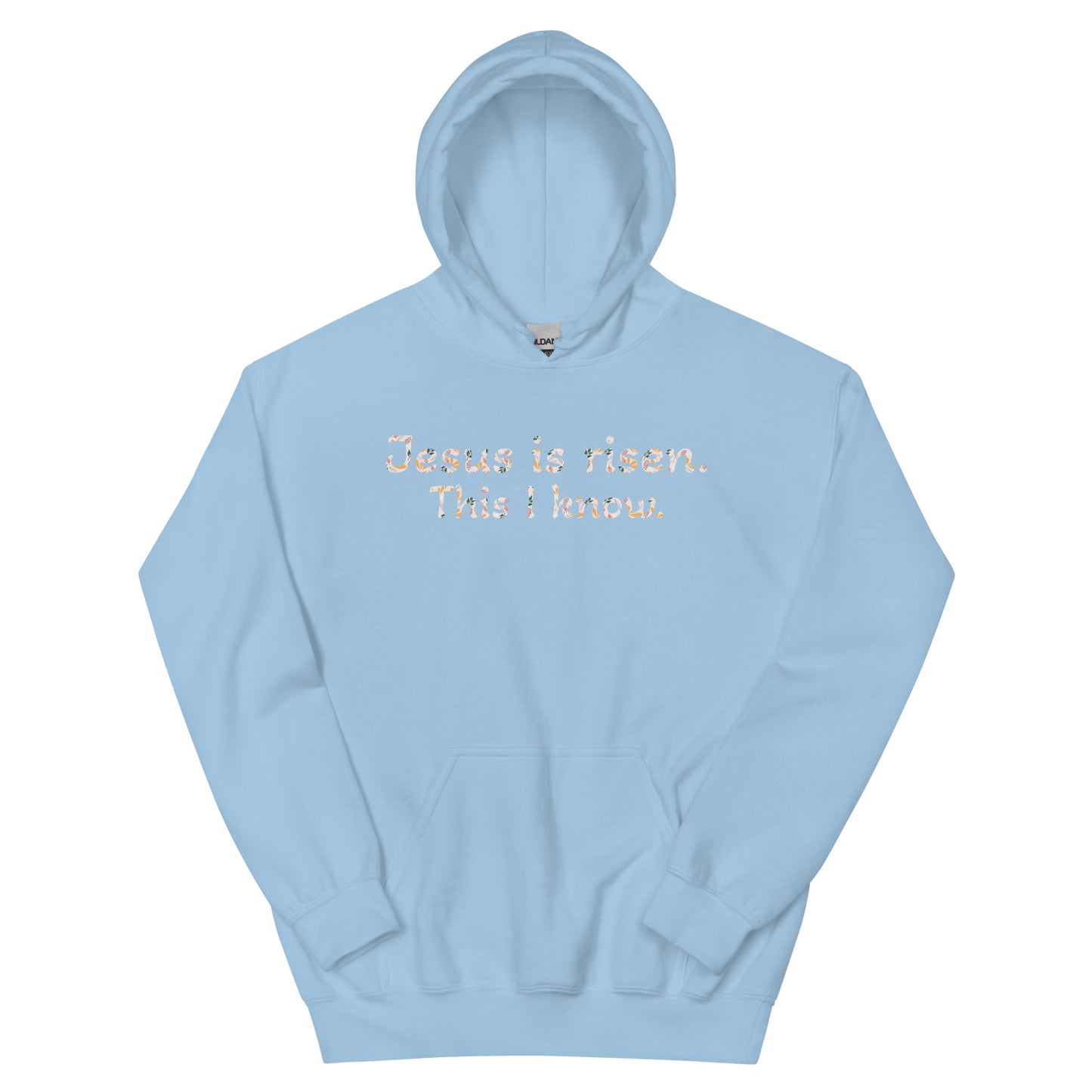 Jesus is risen Hoodie, Unisex, Easter